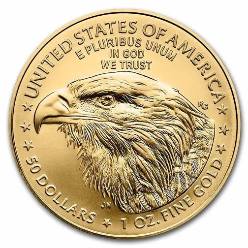 US Mint 1 oz American Gold Eagle $50 Coin BU (Random Year) - 2