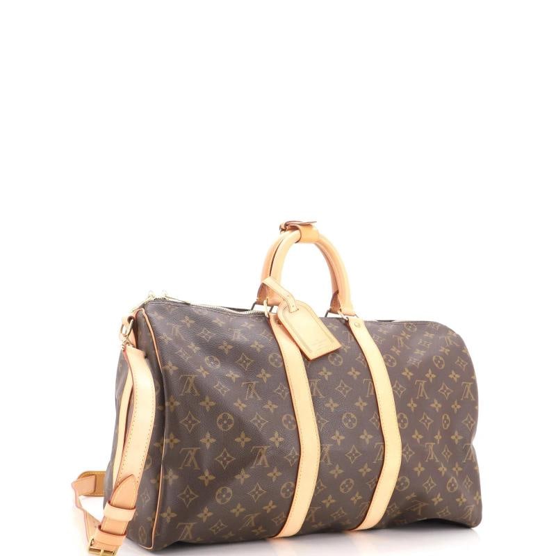 Louis Vuitton Keepall Bandouliere Bag Monogram Canvas 45 - 2