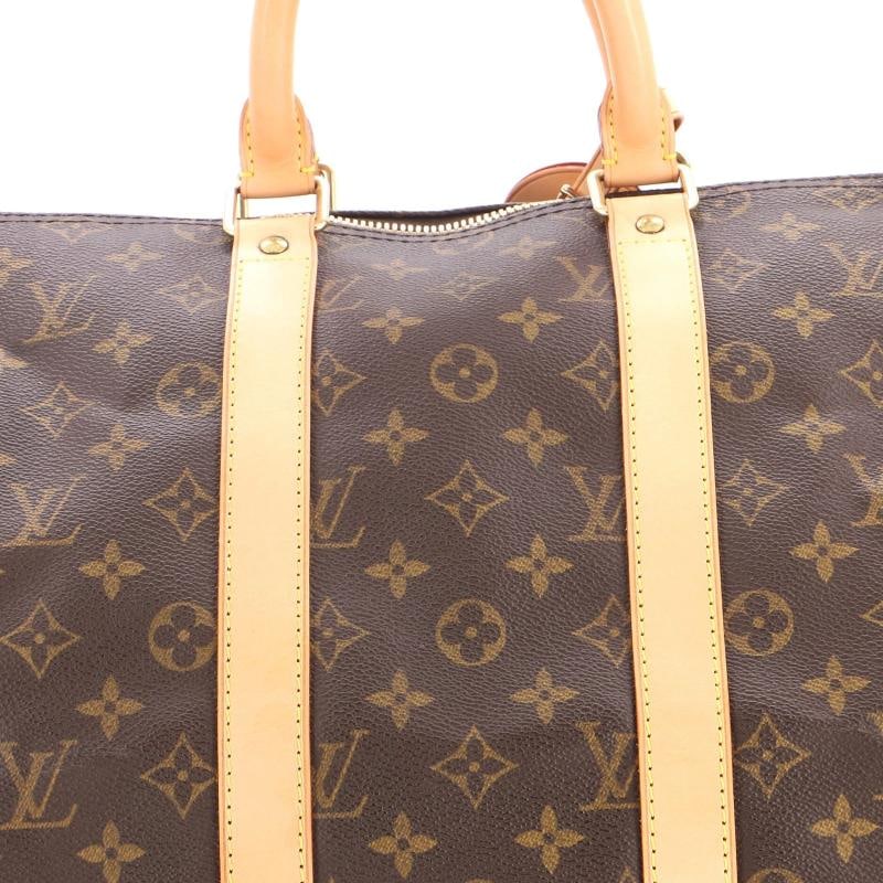 Louis Vuitton Keepall Bandouliere Bag Monogram Canvas 45 - 6