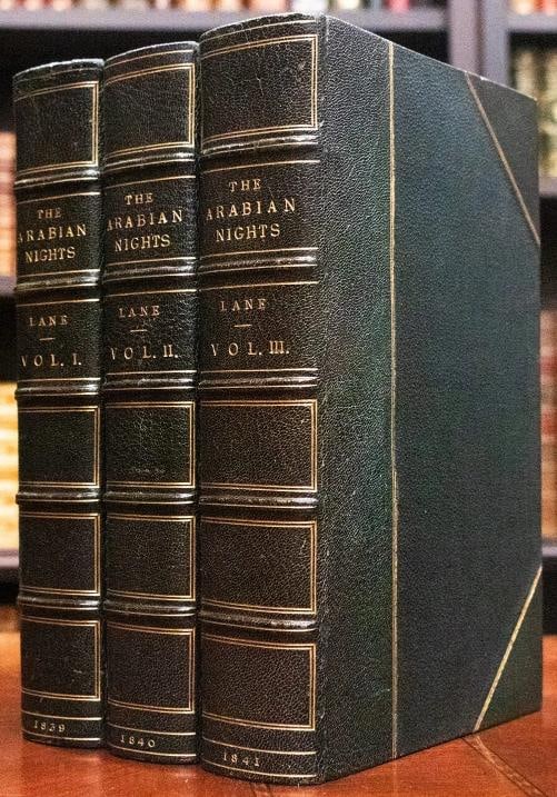 1839 Thousand and One Nights Arabian Nights 1st Edition Fine Leather Illustrated - 2