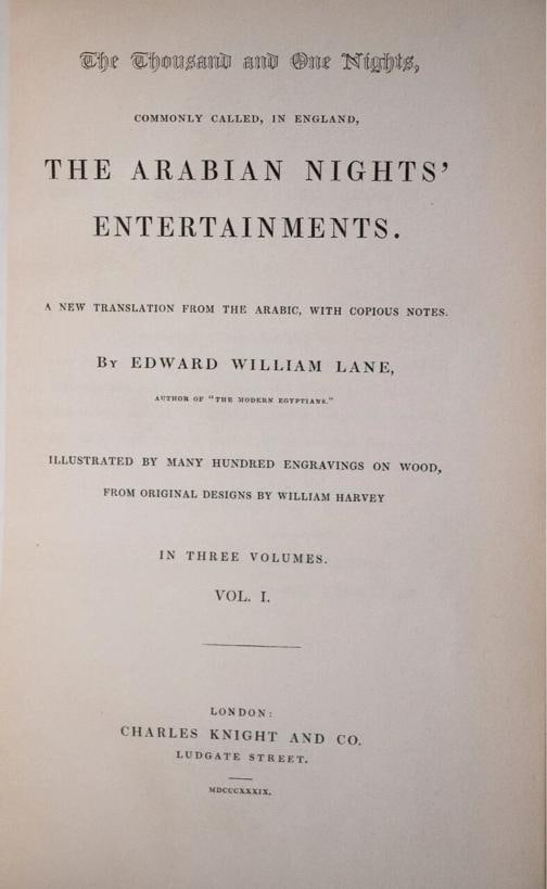 1839 Thousand and One Nights Arabian Nights 1st Edition Fine Leather Illustrated - 8
