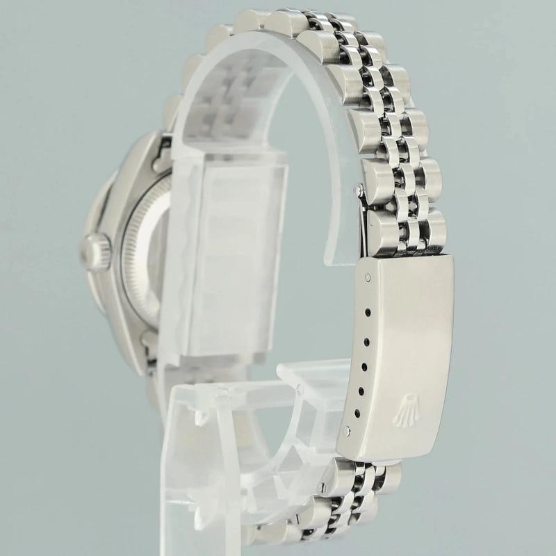 DIAMOND Ladies Rolex 79174 DateJust 26mm Glacier Blue Steel Jubilee Watch - 3