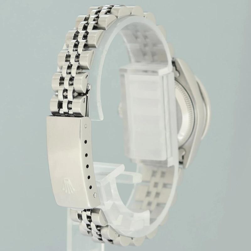 DIAMOND Ladies Rolex 79174 DateJust 26mm Glacier Blue Steel Jubilee Watch - 5