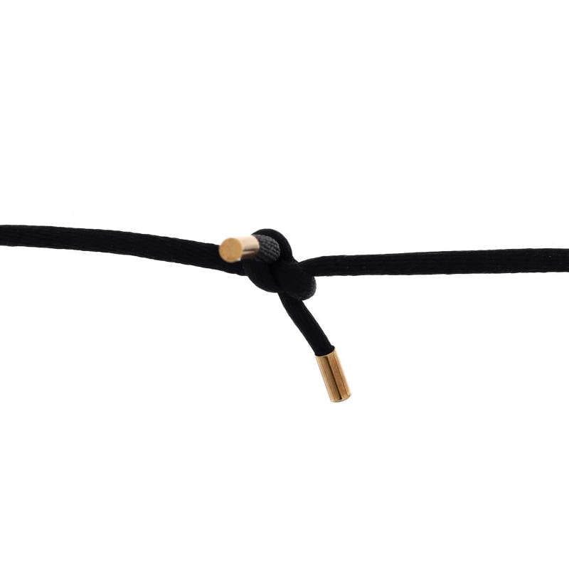 Cartier Quatrefoil Pendant Necklace Silk Cord with 18K Yellow Gold - 3