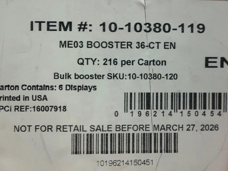 Pokemon TCG ME03 Mega Evolution PERFECT ORDER 6 BOX BOOSTER CASE Sealed 10380 - 2