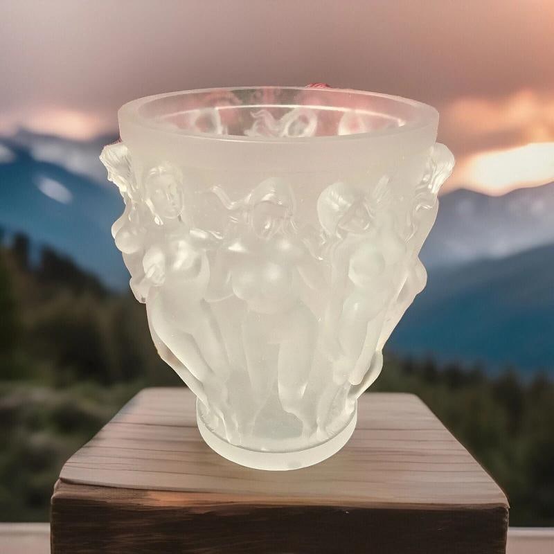 Xl Bacchantes Nude Clear Ladies Crystal Vase H10Ã¢â‚¬Â Heavy 11 - 3