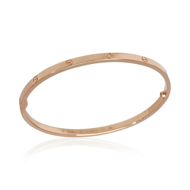 Cartier Rose Gold Small Model Love Bracelet - 4
