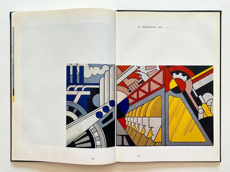 ROY LICHTENSTEIN RARE 1969 1ST ED MCM LMTD ED LITHO PRINT HC POP ART EXHBT BOOK - 12