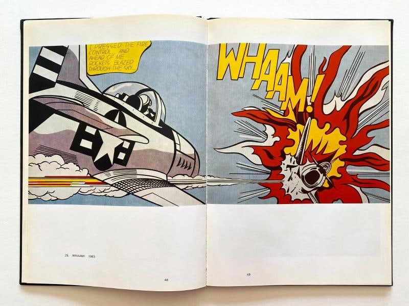 ROY LICHTENSTEIN RARE 1969 1ST ED MCM LMTD ED LITHO PRINT HC POP ART EXHBT BOOK - 4
