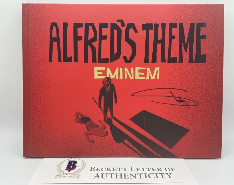 EMINEM SLIM SHADY MARSHALL MATHERS SIGNED AUTOGRAPH ALFRED'S THEME BOOK BAS 2 - 2