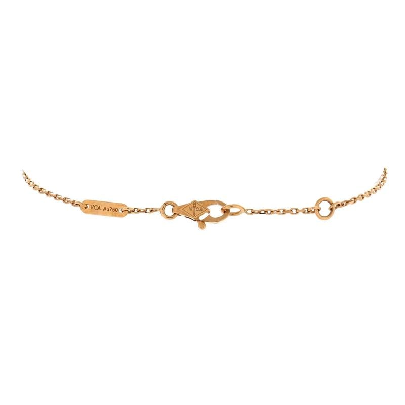 Van Cleef & Arpels Frivole Bracelet 18K Yellow Gold with Emerald Mini - 3