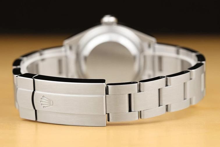2026 B&P ROLEX OYSTER PERPETUAL 28MM 276200 LAVENDER STEEL OYSTER BAND WATCH - 6
