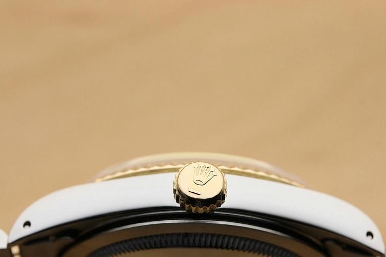 ROLEX MENS DATEJUST 16233 2-TONE CHAMPAGNE DIAMOND DIAL WATCH w/ ROLEX BAND - 10