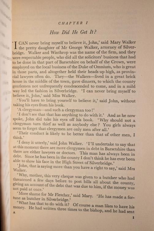 1949 The Chronicles of Barsetshire by Anthony Trollope Fine Bound by Zaehnsdorf - 11