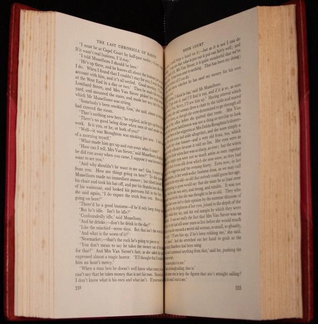1949 The Chronicles of Barsetshire by Anthony Trollope Fine Bound by Zaehnsdorf - 12