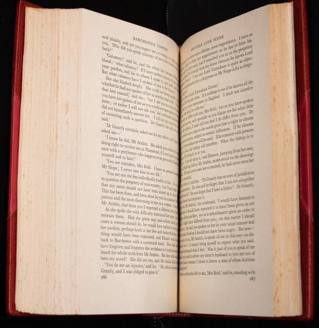 1949 The Chronicles of Barsetshire by Anthony Trollope Fine Bound by Zaehnsdorf - 9