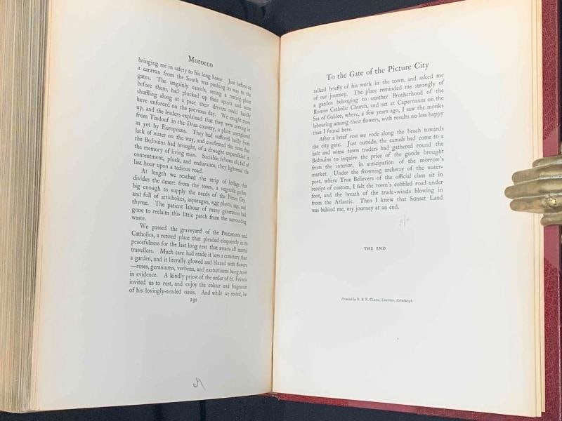 S L Bensusan / Morocco Limited Signed 1st Edition 1904 - 17