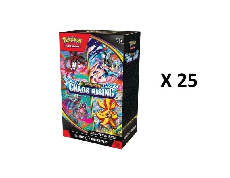 Pokemon Chaos Rising (ME04) Booster Bundle Factory Sealed Case! - 4