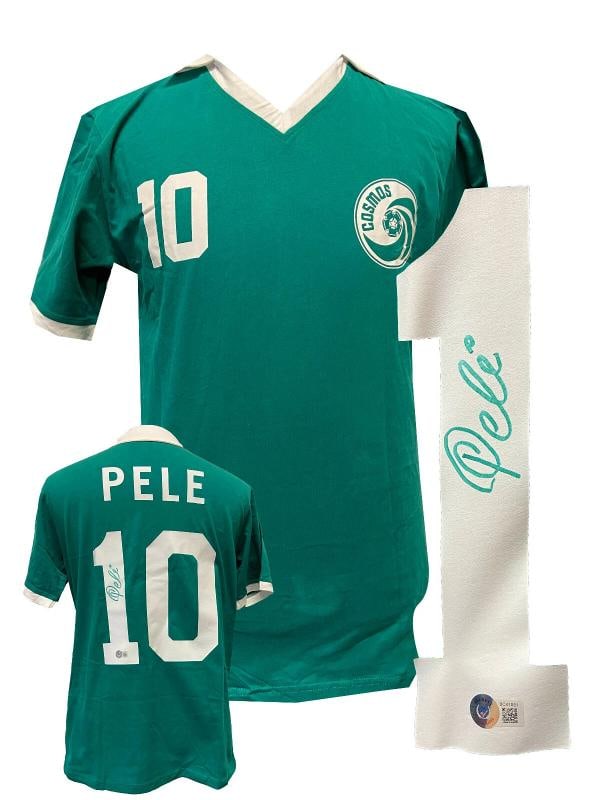 PELE SIGNED AUTOGRAPH COSMOS JERSEY BECKETT BAS (1 of 1)
