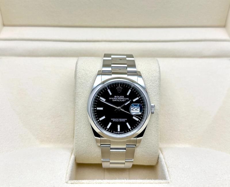 Rolex Datejust 126200 36mm Black Dial Stainless Steel Box Paper - 2