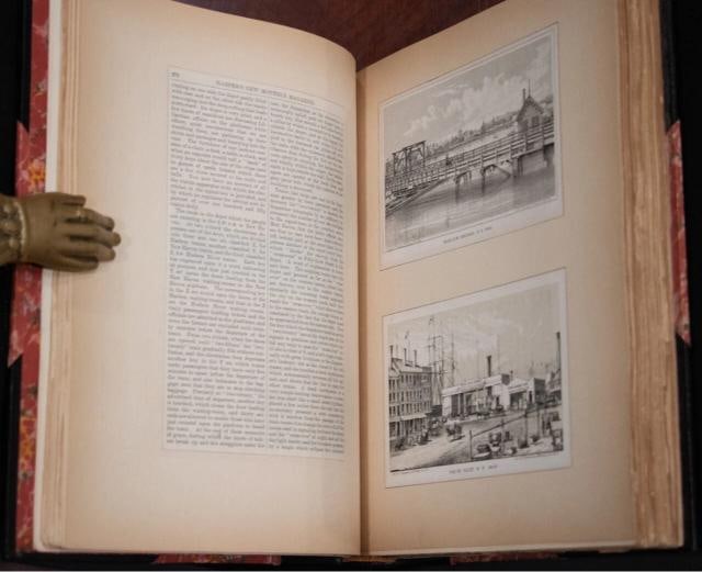 1897 New York and It's Environs LgQuarto 12" Tall Fine Leather Extra Illustrated - 11