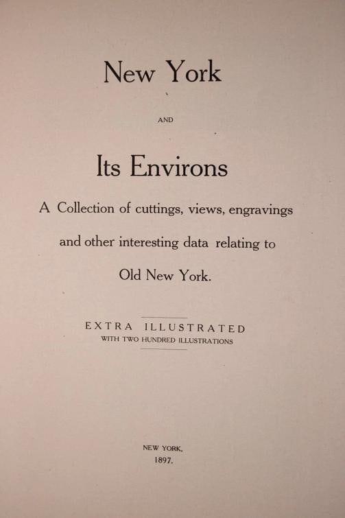 1897 New York and It's Environs LgQuarto 12" Tall Fine Leather Extra Illustrated - 7