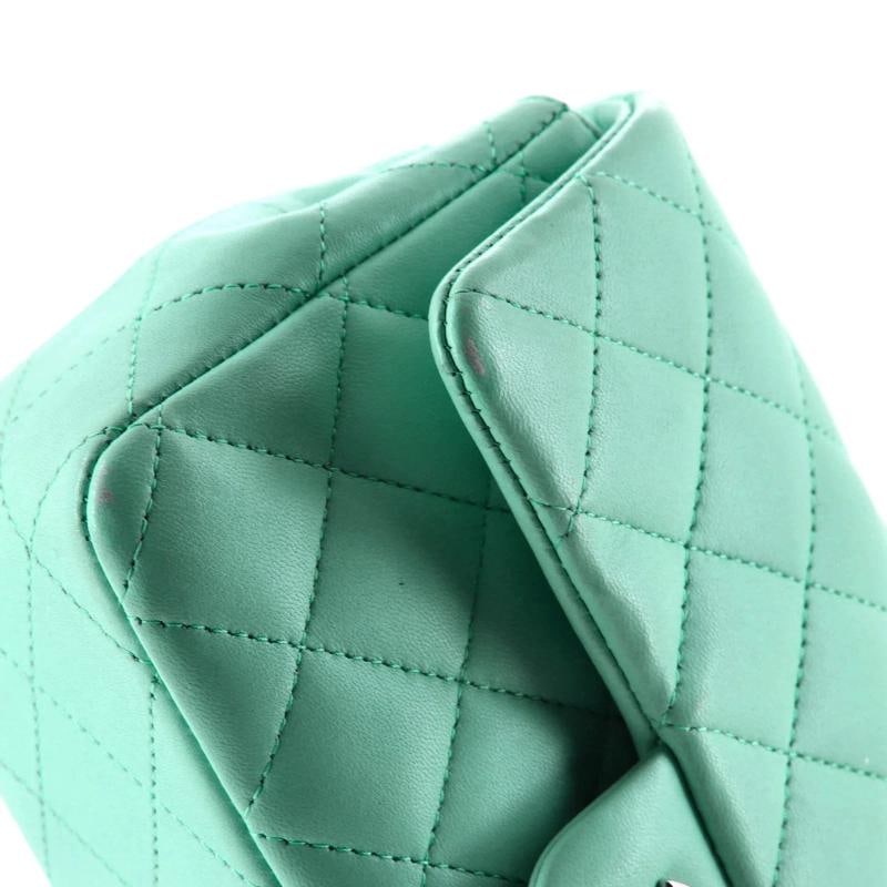Chanel Classic Single Flap Bag Quilted Lambskin Mini - 7