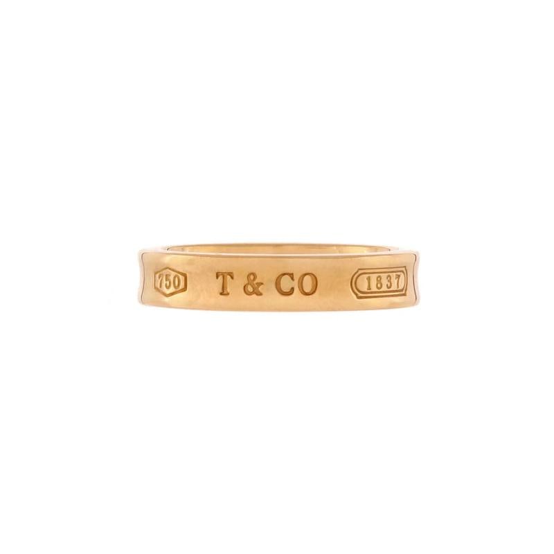 Tiffany & Co. 1837 Band Ring 18K Yellow Gold Narrow: Condition: Pre-owned - Good,Brand: Tiffany & Co.,Main Stone: Unknown,Metal: 18K Yellow Gold,Metal Purity: 18K,Ring Size: 5,Type: Ring,Color: Yellow Gold,Style: 18K Yellow Gold,Material: 18K Yellow Gol