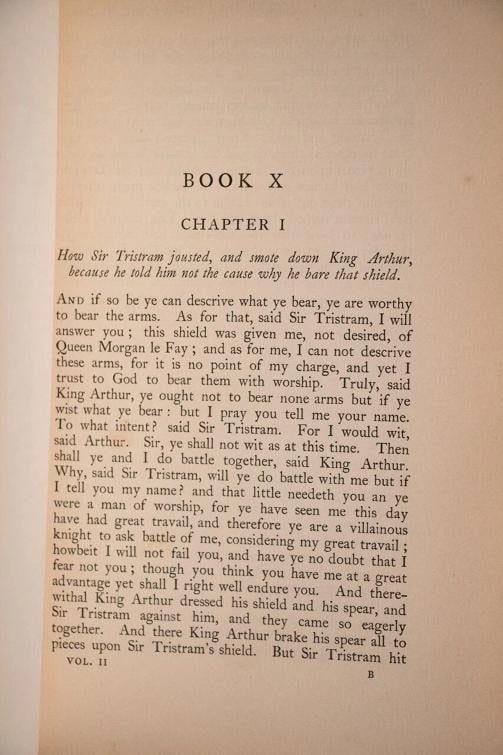 1900 King Arthur & His Noble Knights Fine Leather Bound by Sangorski & Sutcliffe - 12