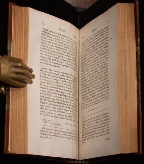 1809 COMMENTARIES ON THE LAWS OF ENGLAND William Blackstone Fine Leather Binding - 20