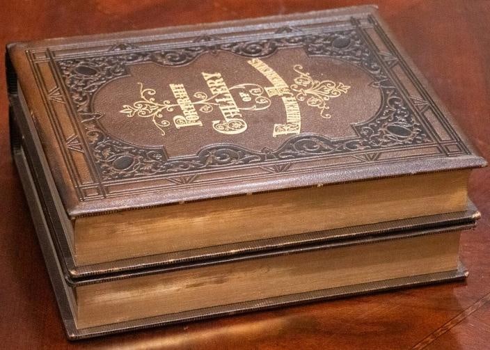 1862 National Portrait Gallery of Eminent Americans 1st edition Fine Leather 11" - 7