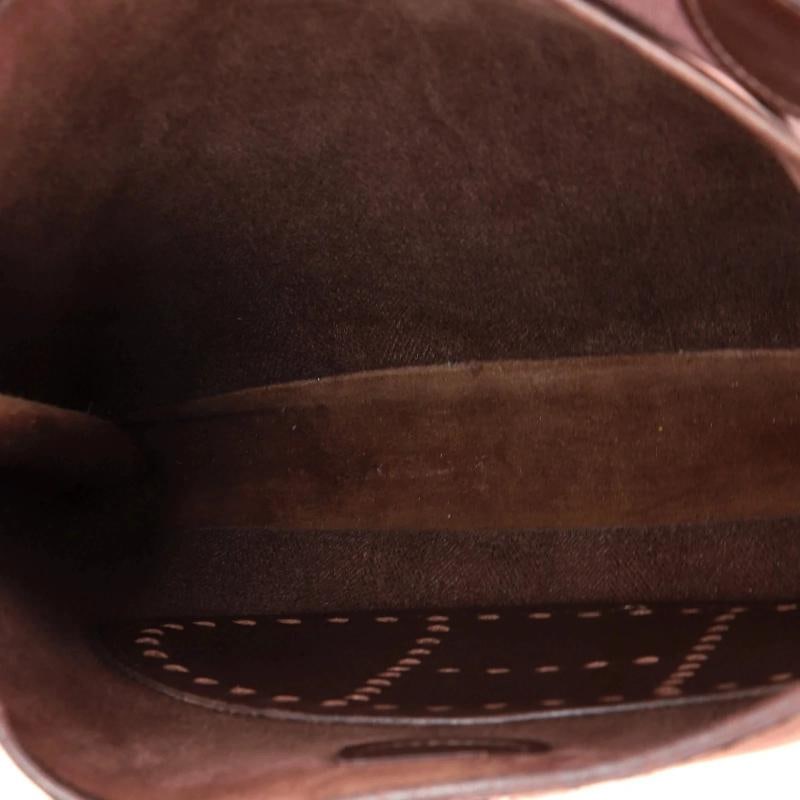 Hermes Evelyne Bag Gen I Toile and Leather PM - 5
