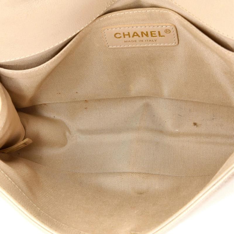 Chanel Boy Flap Bag Chevron Caviar Old Medium - 5