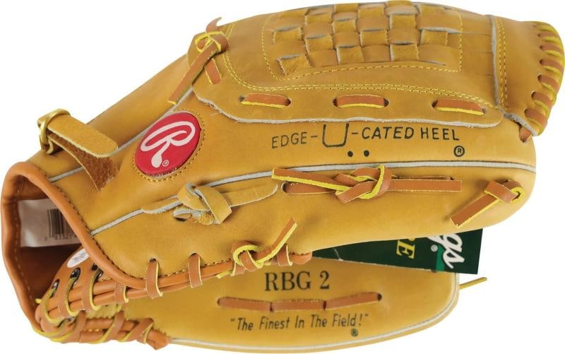 Derek Jeter Signed 1996 Rookie Of The Year Rawlings Baseball Glove JSA - 3