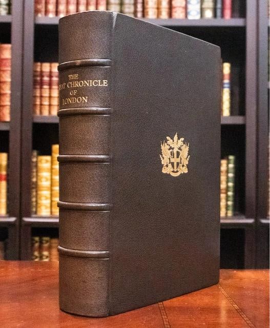 1938 The Great Chronicle of London Limited Edition Zaehnsdorf Binding Folio 12" (1 of 12)
