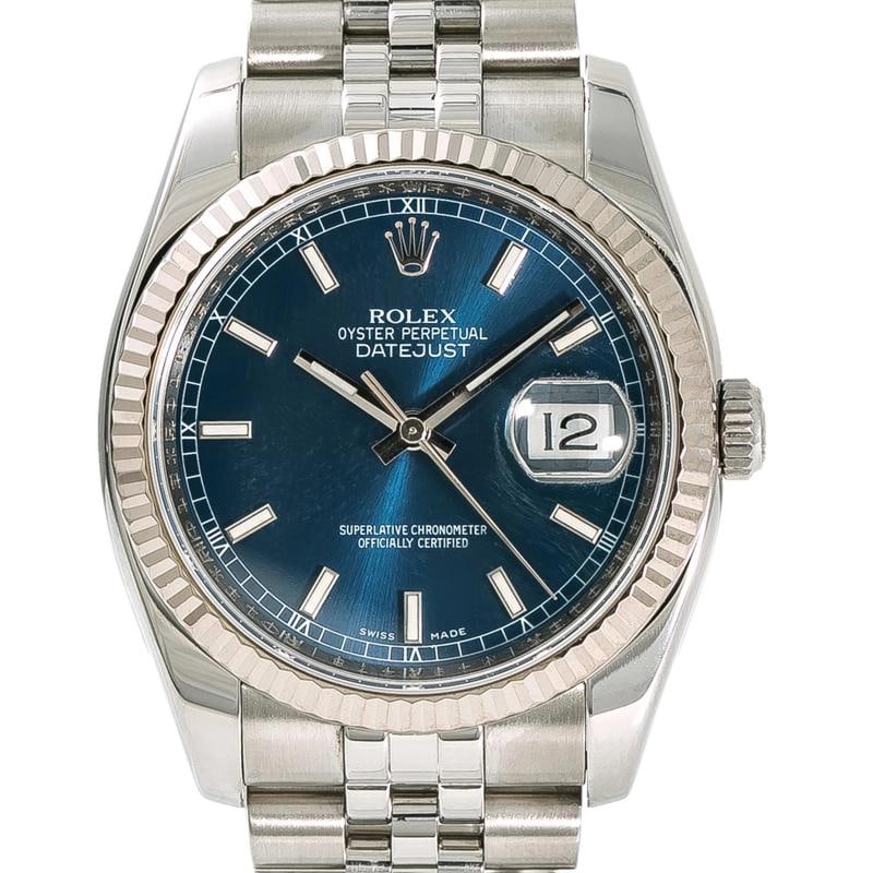 Rolex 116234 2018 Card Jubilee Stainless Steel Blue 36mm - 3