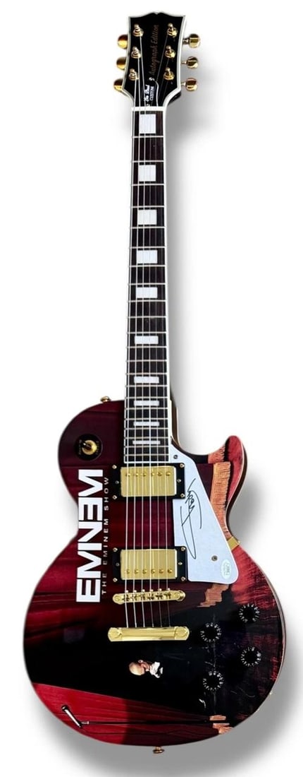 Eminem Signed Guitar Custom Graphics JSA COA The Eminem Show Slim Shady - 3