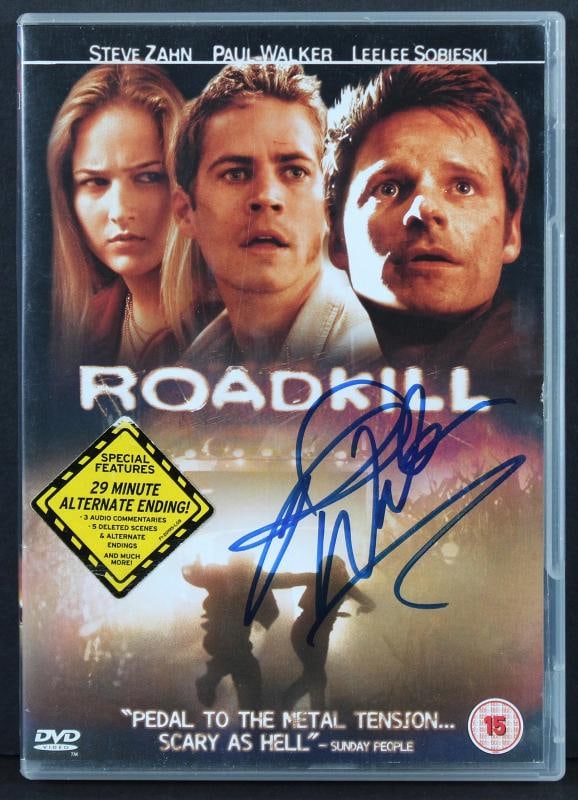 Paul Walker Authentic Signed Roadkill DVD Cover Auto Graded Mint 9! BAS #AB39343: Industry: Movies,Original/Reproduction: Original,Autograph Authentication: Beckett,PRODUCT_COA: Beckett,PRODUCT_SIGNED_BY_NAME: Paul Walker,PRODUCT_SIGNED_BY_BRAND: Roadkill,Country of Origin: United 