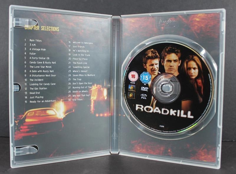 Paul Walker Authentic Signed Roadkill DVD Cover Auto Graded Mint 9! BAS #AB39343 - 2
