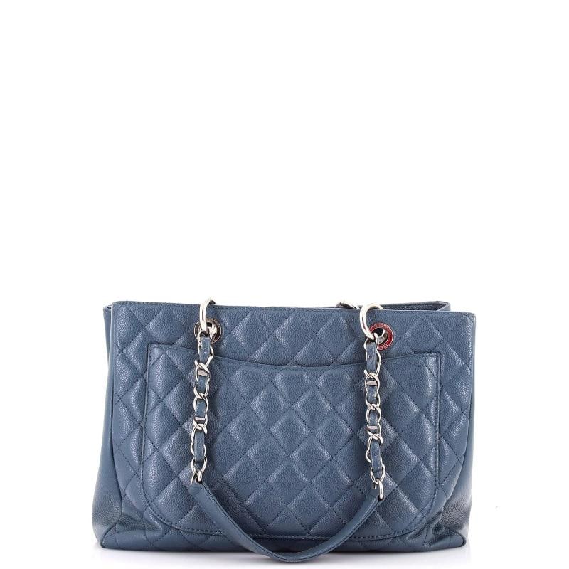 Chanel Grand Shopping Tote Quilted Caviar - 3