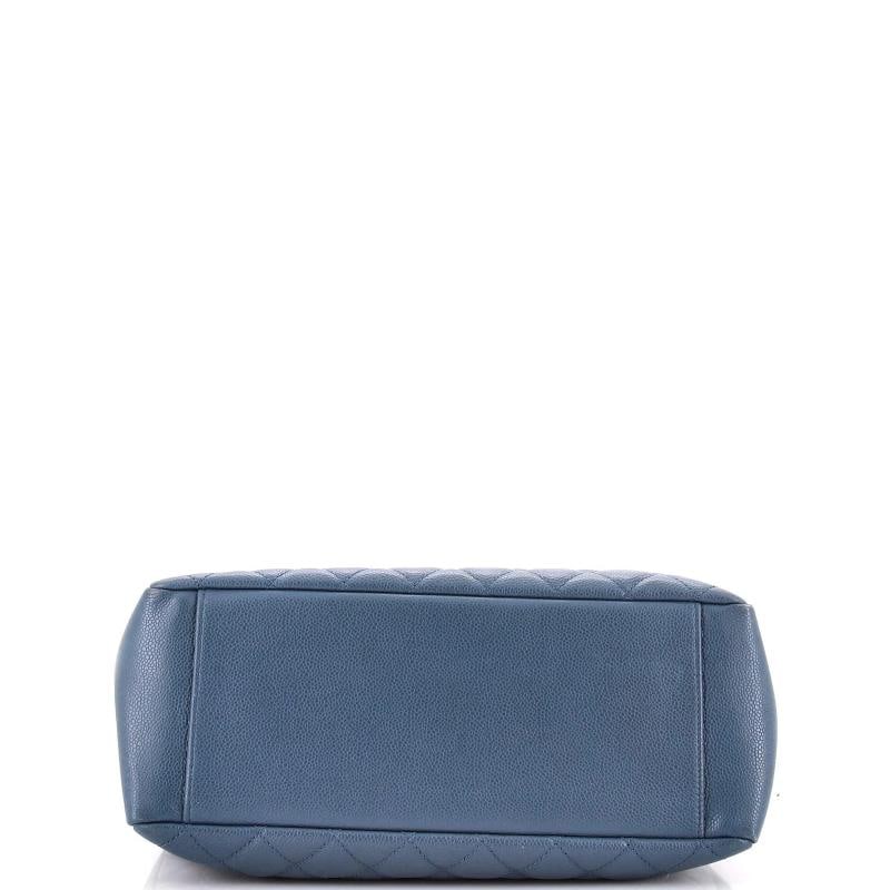 Chanel Grand Shopping Tote Quilted Caviar - 4