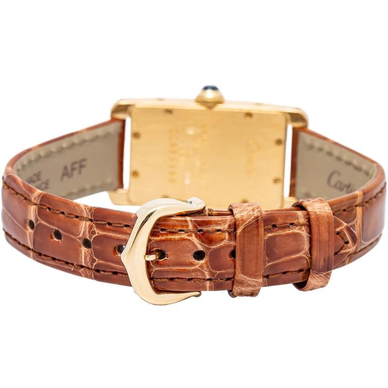 Cartier Tank Americaine W2601556 2016 Papers Strap YG Off-White Roman 19mm - 5