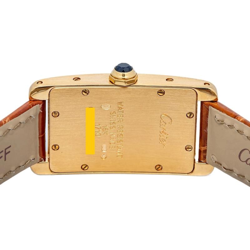 Cartier Tank Americaine W2601556 2016 Papers Strap YG Off-White Roman 19mm - 6