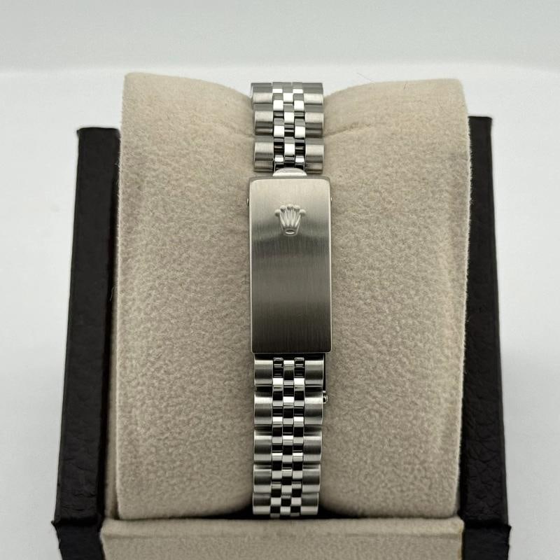 Rolex Ladies Datejust 69174 26mm Silver Dial Steel 18K White Gold Box Papers - 5