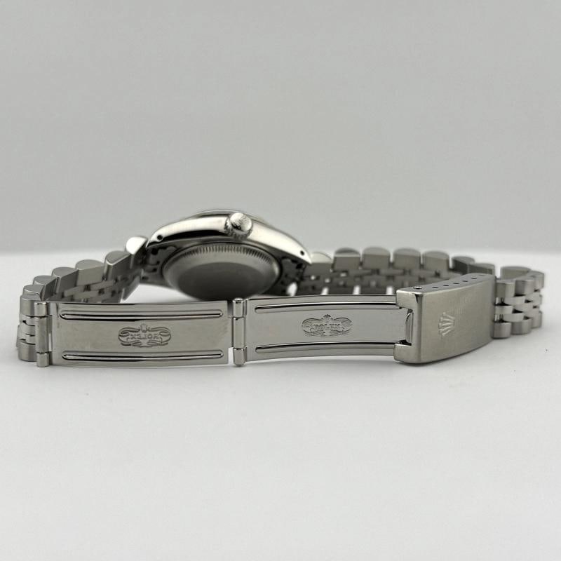 Rolex Ladies Datejust 69174 26mm Silver Dial Steel 18K White Gold Box Papers - 6
