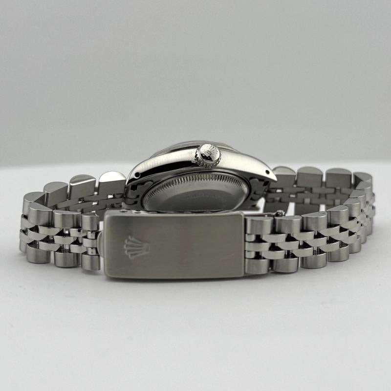 Rolex Ladies Datejust 69174 26mm Silver Dial Steel 18K White Gold Box Papers - 7