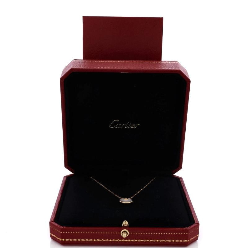 Cartier Amulette de Cartier Pendant Necklace 18K Yellow Gold with Mother of - 2