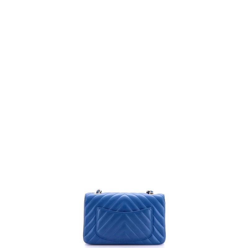Chanel Classic Single Flap Bag Chevron Lambskin Mini - 3