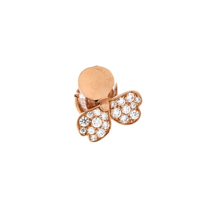 Tiffany & Co. Paper Flowers Stud Earrings 18K Rose Gold and Diamonds - 2