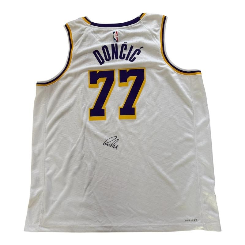Luka Doncic Los Angeles Signed Jersey Swingman Association 56 NWT Beckett BAS - 2
